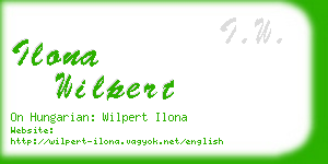 ilona wilpert business card